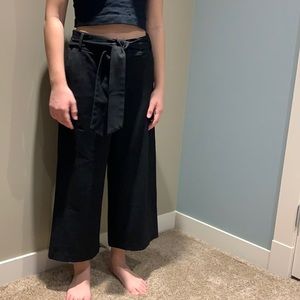 Zara black ankle pants size s